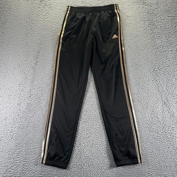 adidas Other - Adidas Pant Girls XL Black Polyester Track Running Tapered Performance Training